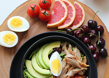 plate of healthy food intermittent fasting schedule